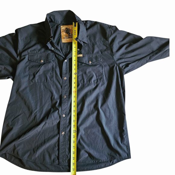 Dixxon Flannel Co The Outlaw Black Long Sleeved Shirt Snap Front Size 2X - Picture 2 of 4